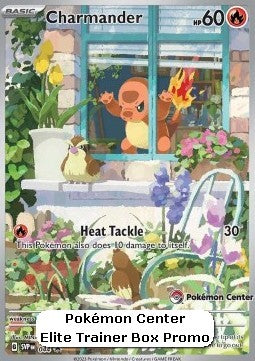 Charmander 044 SV Black Star Promos Pokémon Center - Excellent (Se billeder af det konkrete kort)