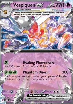 Vespiquen ex 096 Obsidian Flames - Double Rare