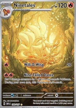 Ninetales 199 Obsidian Flames - Illustration Rare