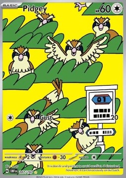 Pidgey 207 Obsidian Flames - Excellent - Tjek Billeder