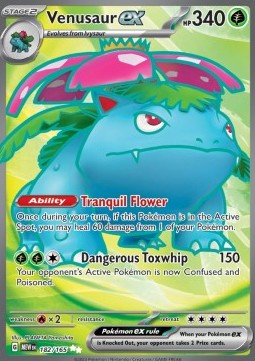 Venusaur ex – (151 182/165) - Tjek billeder