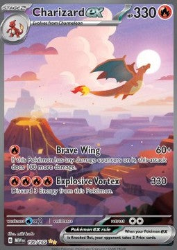 Charizard ex 199 151 - Good (Se billeder af det konkrete kort)
