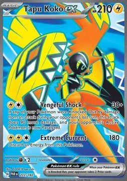 Tapu Koko ex PAR 222 Paradox Rift - Ultra Rare