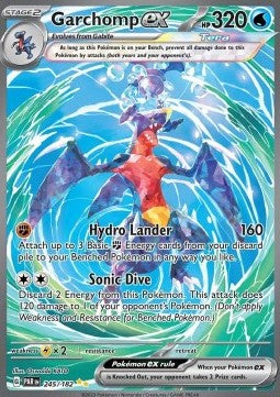 Garchomp ex Paradox Rift 245 (Se billeder af det konkrete kort)