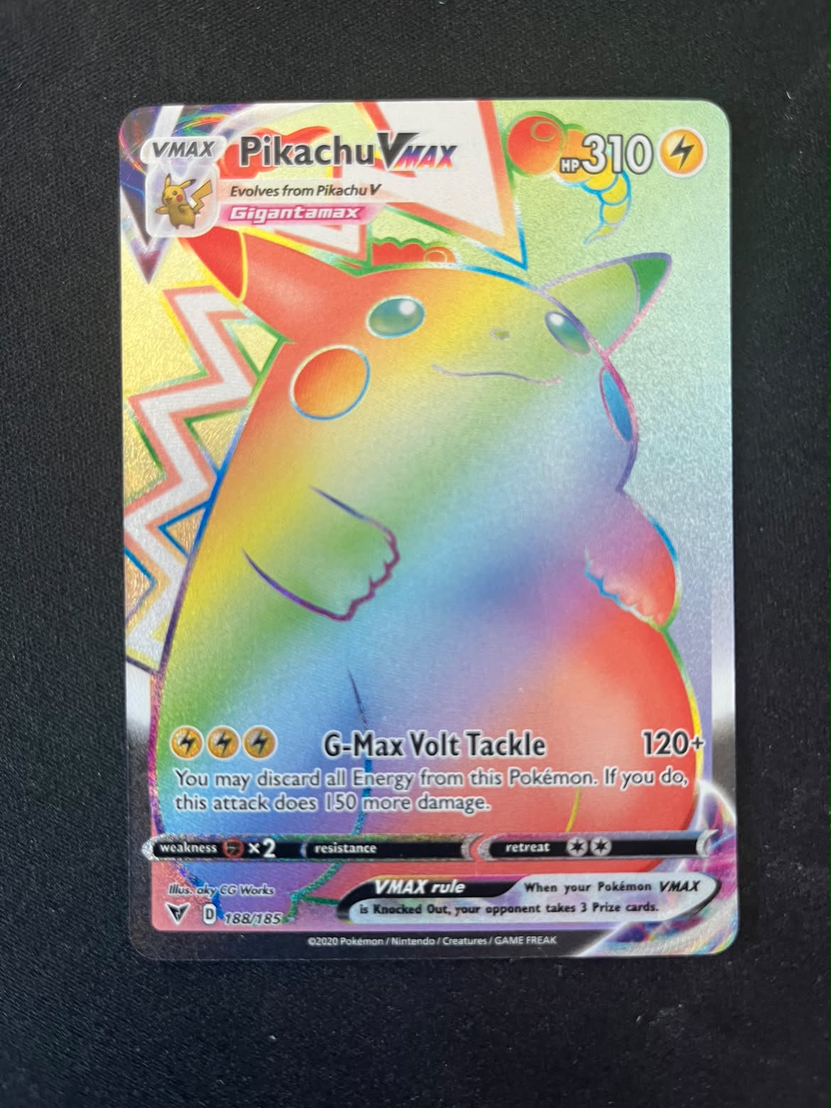 Pikachu VMAX 188 Vivid Voltage - Secret Rare - Tjek Billeder