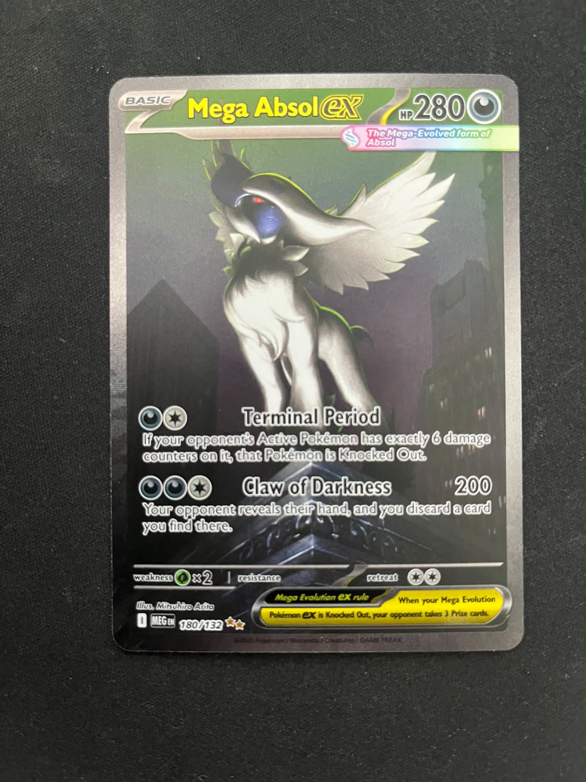 Mega Absol ex MEG 180 Mega Evolution - Special Illustration Rare - Tjek Billeder