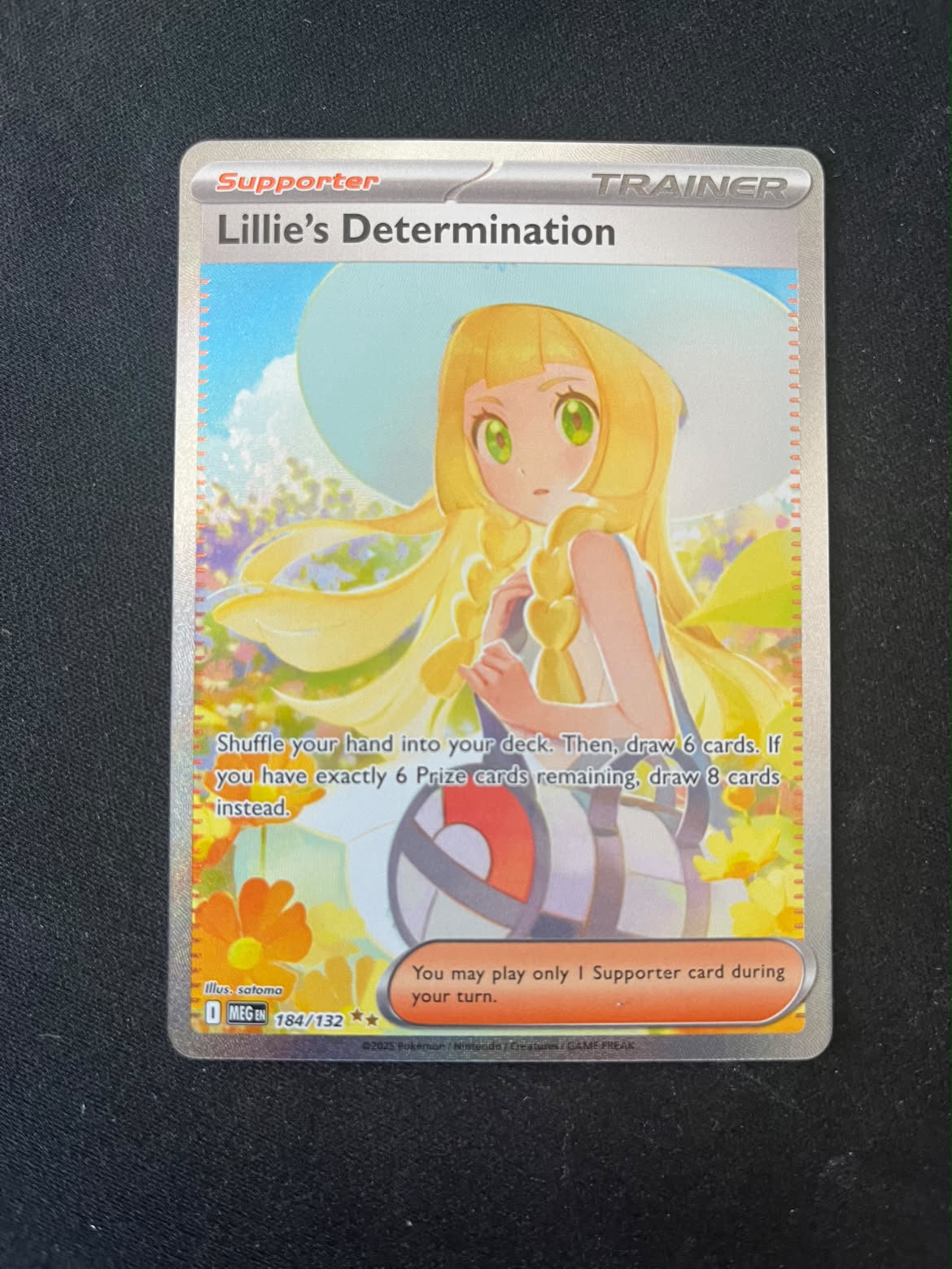 Lillie's Determination 184 Mega Evolution - Ultra Rare - Tjek Billeder