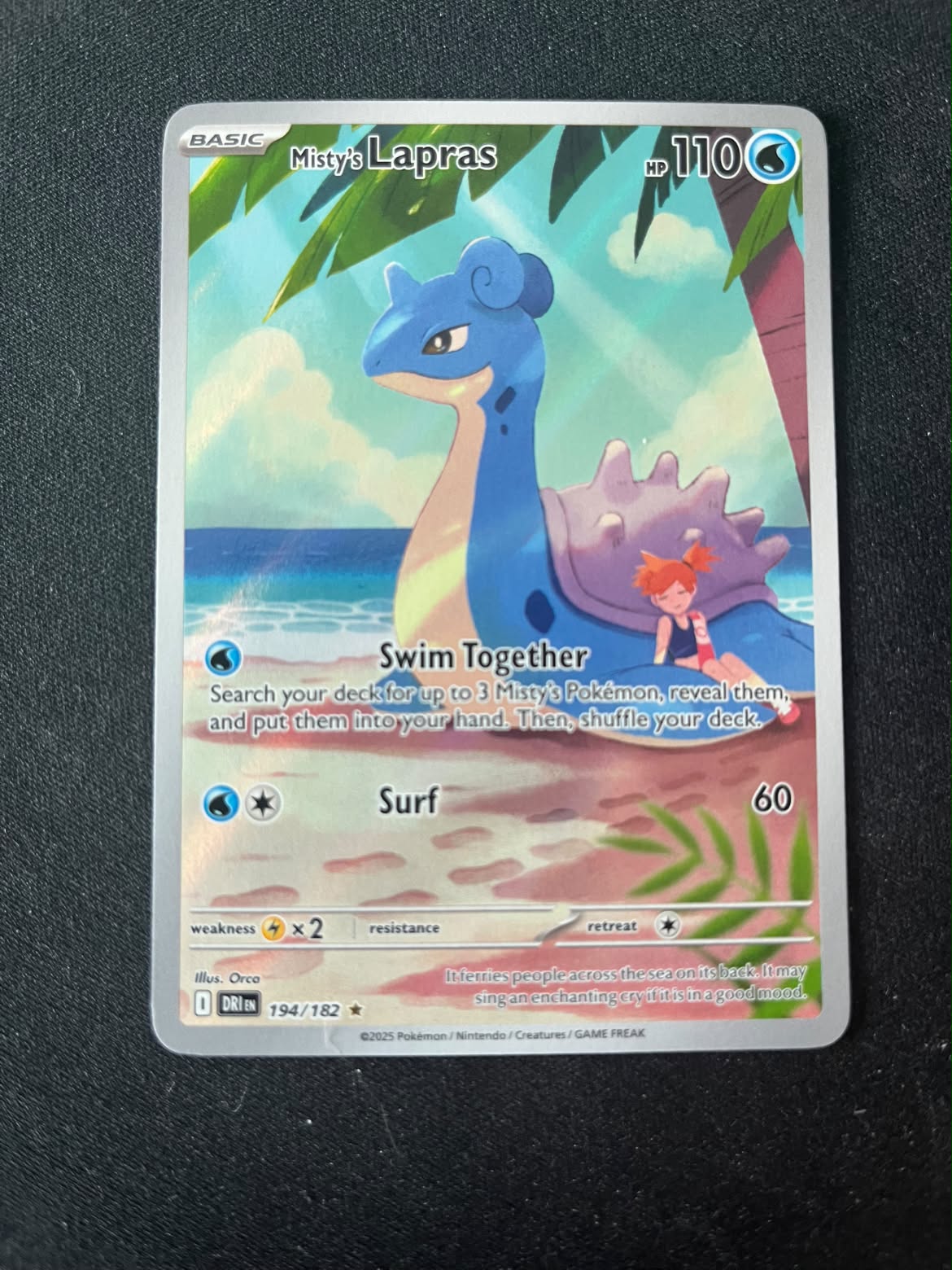 Misty's Lapras – Special Illustration Rare (DRI 194/182) - Tjek Billeder