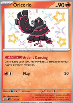 Oricorio Paldean Fates 113