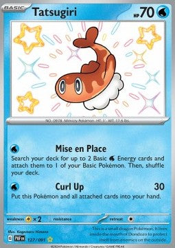 Tatsugiri 127/091 – Paldean Fates – Shiny Rare – Engelsk – Pokemon kort