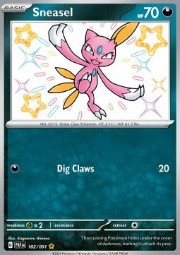 Sneasel 182 Paldean Fates