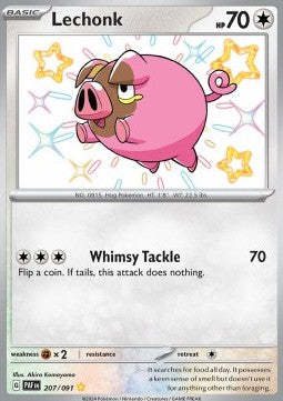 Lechonk – (Paldean Fates 207/091)