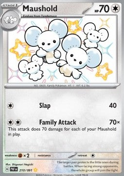 Maushold 210 Paldean Fates