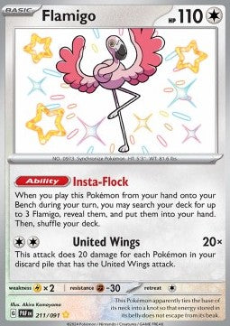 Flamigo Paldean Fates 211