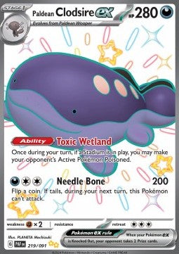 Paldean Clodsire ex – (Paldean Fates 219/091)