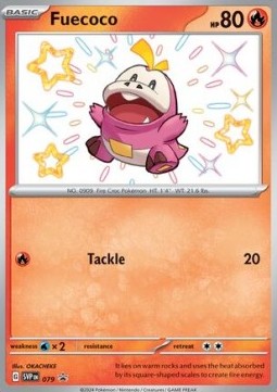 Fuecoco 079 SV Black Star Promos - Promo