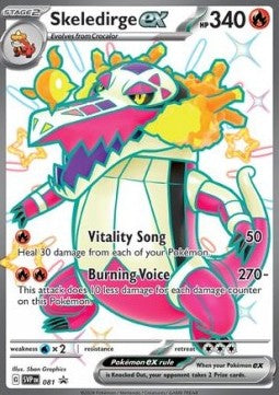 Skeledirge ex 081 SV Black Star Promos - Promo