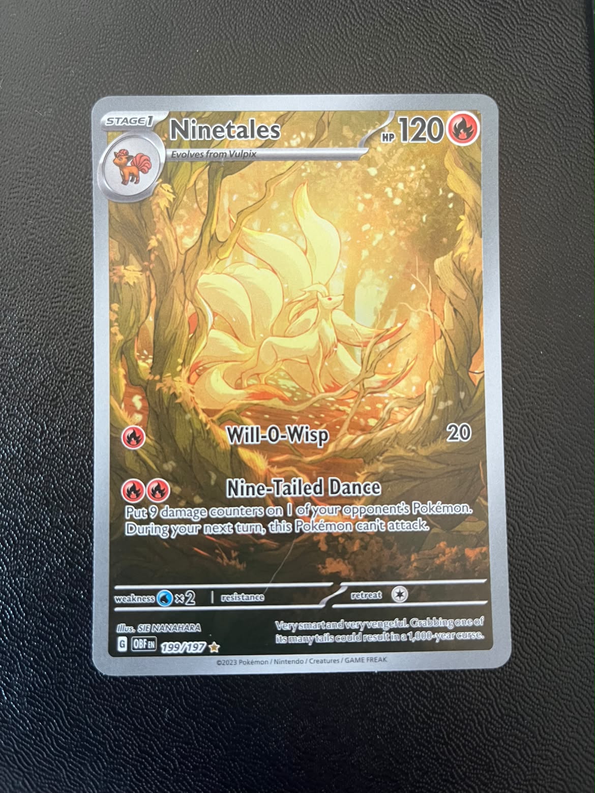 Ninetales (OBF 199) Obsidian Flames - Tjek Billeder