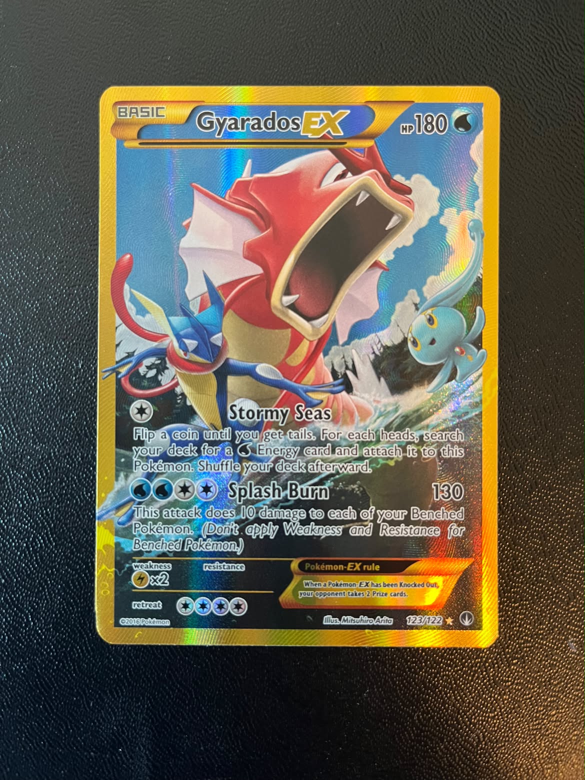 Gyarados EX (BKP 123) BREAKpoint - Excellent (Se billeder af det konkrete kort)