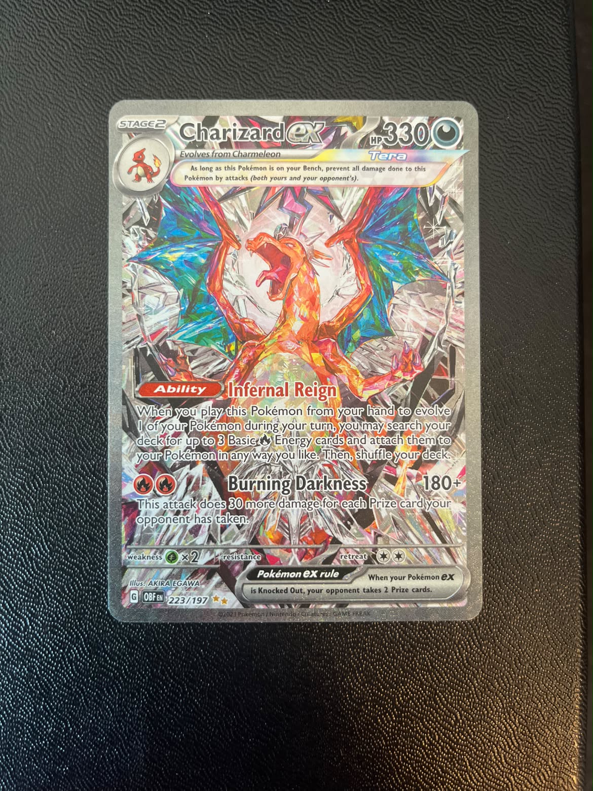 Charizard ex 223 Obsidian Flames - Tjek Billeder
