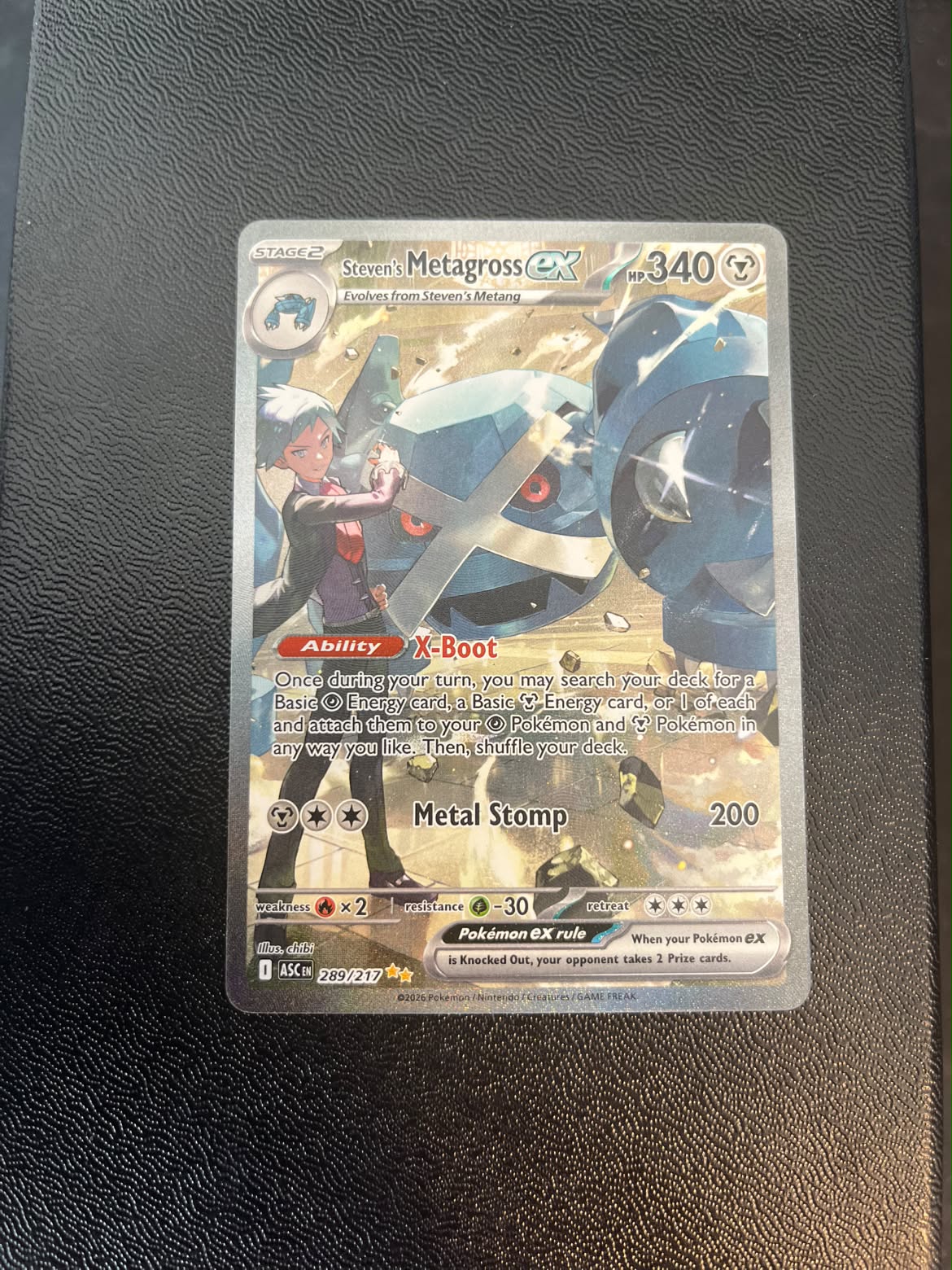 Steven's Metagross ex 289 Ascended Heroes - Tjek Billeder