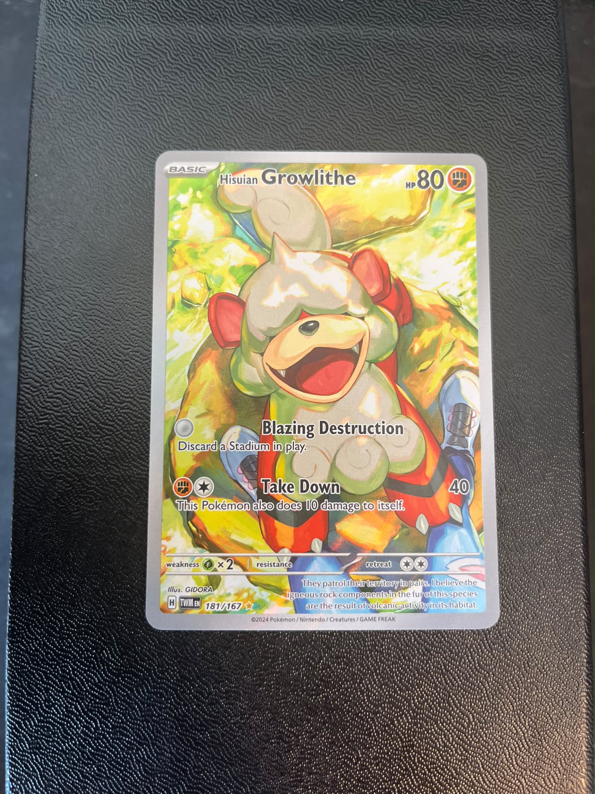 Hisuian Growlithe 181 Twilight Masquerade - Tjek Billeder