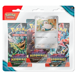 Twilight Masquerade: Snorlax 3-Pack Blister - Twilight Masquerade