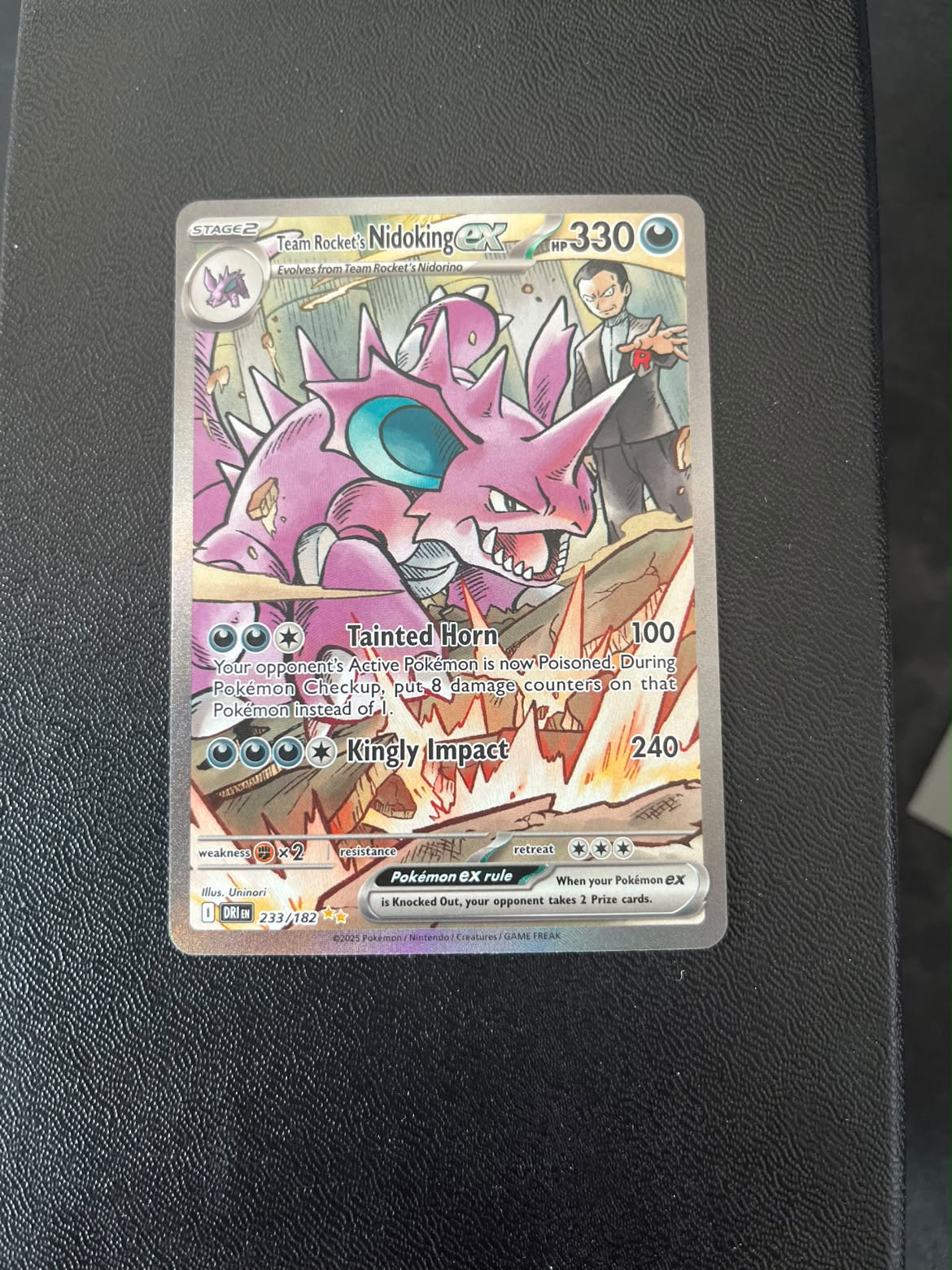 Team Rocket's Nidoking ex 233 Destined Rivals - Tjek Billeder