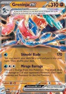Greninja ex Twilight Masquerade 106