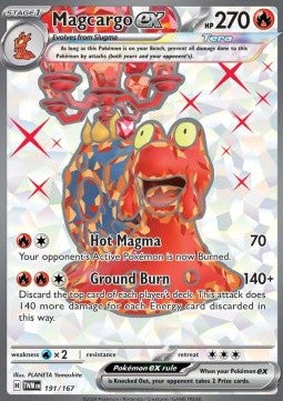 Magcargo ex – Twilight Masquerade 191