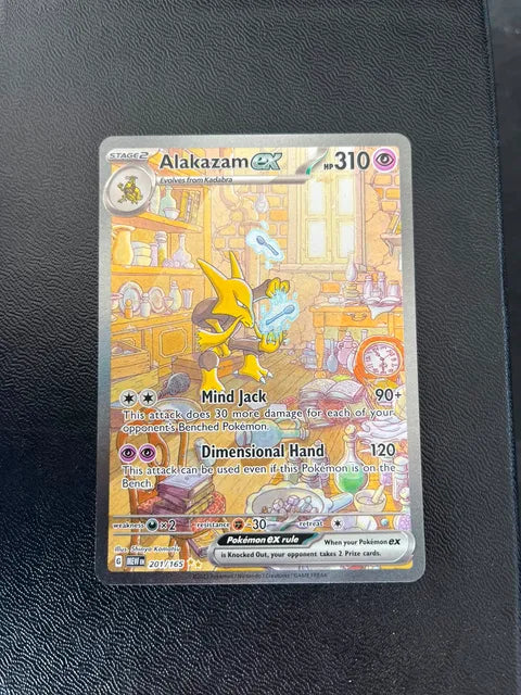 Alakazam ex (MEW 201) 151 - Near Mint (Se billeder af det konkrete kort)