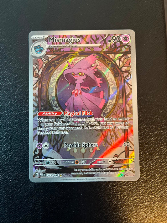 Mismagius 212 Paldea Evolved - Excellent (Se billeder af det konkrete kort)