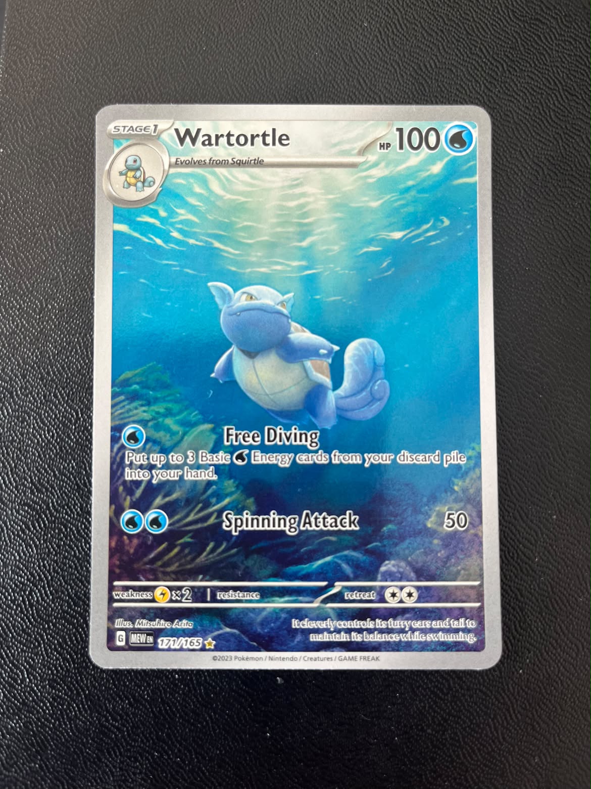 Wartortle 151 171 - Excellent (Se billeder af det konkrete kort)