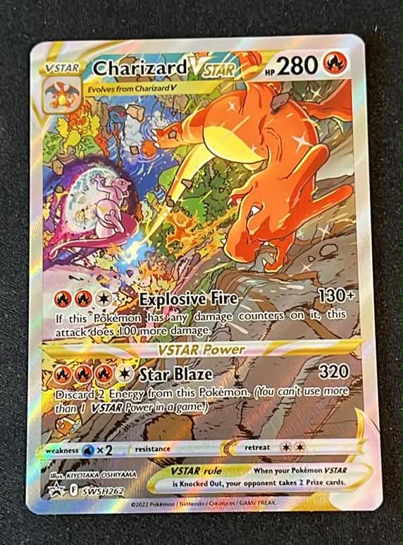 Charizard VSTAR SWSH262 – SWSH Black Star Promo – Engelsk – Pokemon kort - Tjek Billeder