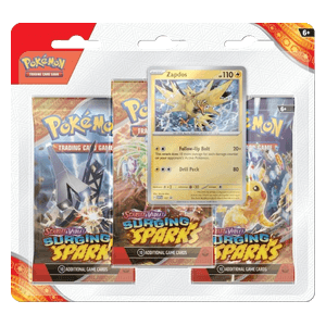 Surging Sparks: Zapdos 3-Pack Blister - Surging Sparks
