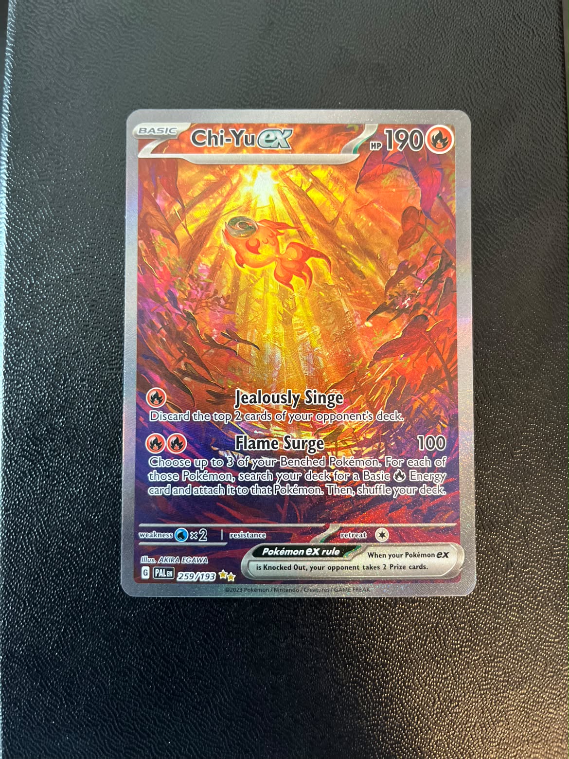 Chi-Yu ex 259 Paldea Evolved - Near Mint (Se billeder af det konkrete kort)