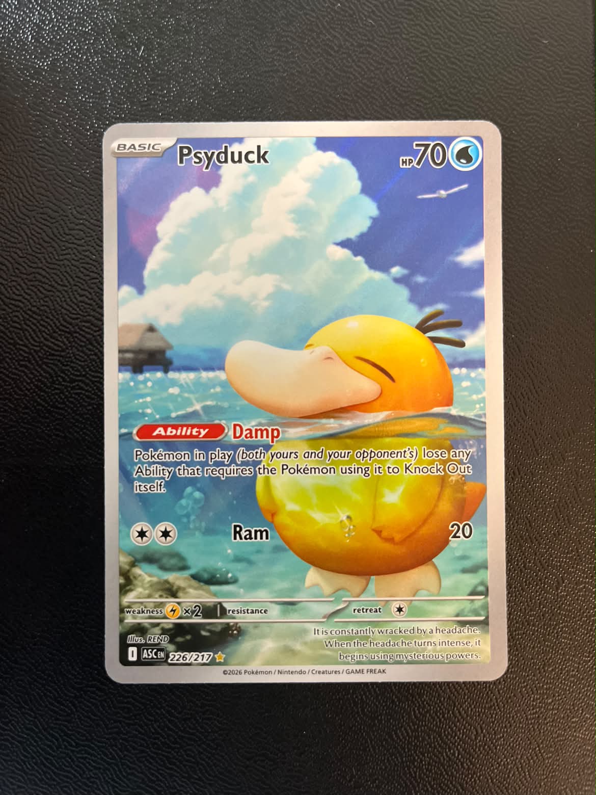 Psyduck 226 Ascended Heroes - Near Mint (Se billeder af det konkrete kort)