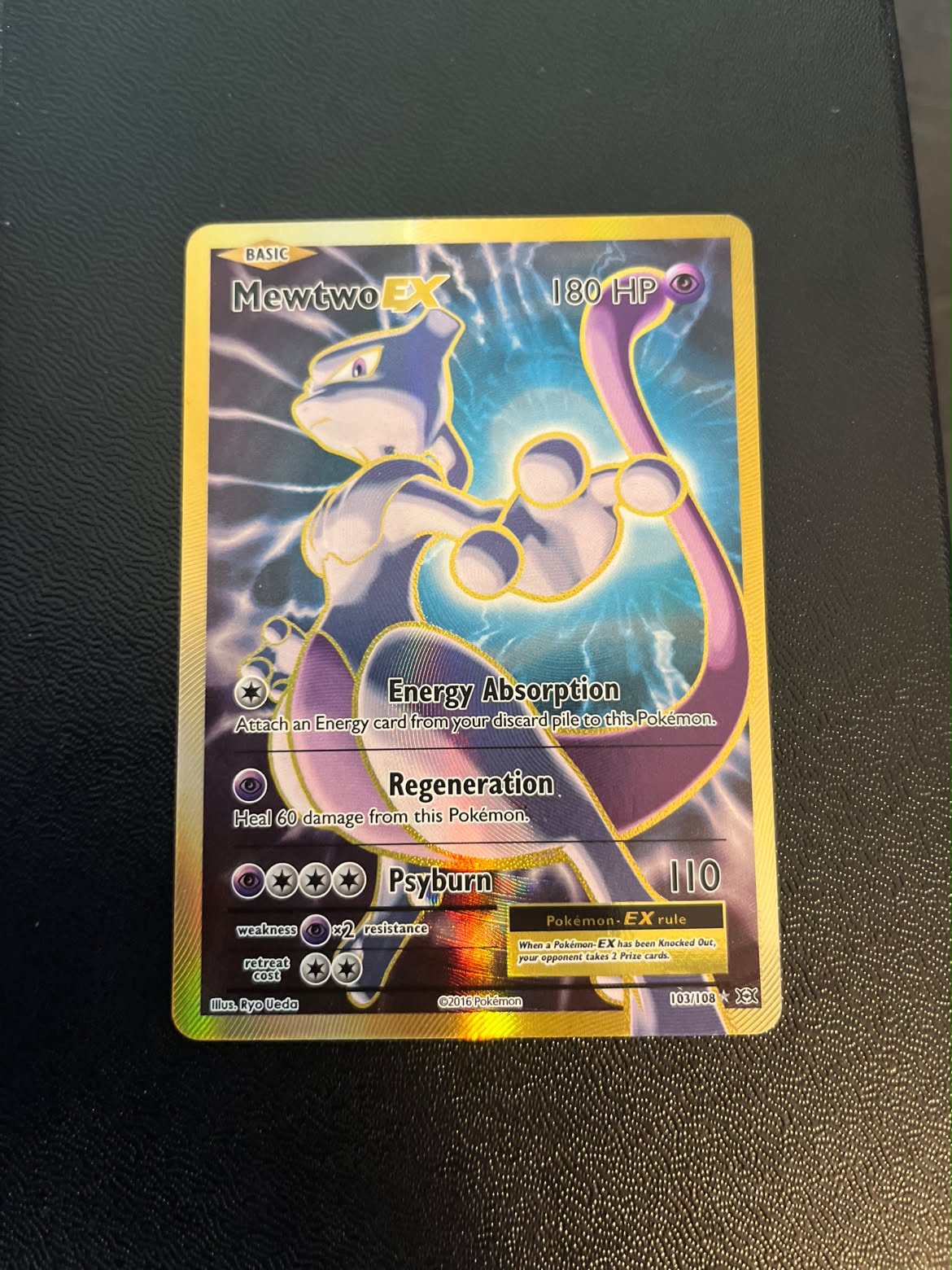 Mewtwo EX 103 Evolutions - Excellent (Se billeder af det konkrete kort)