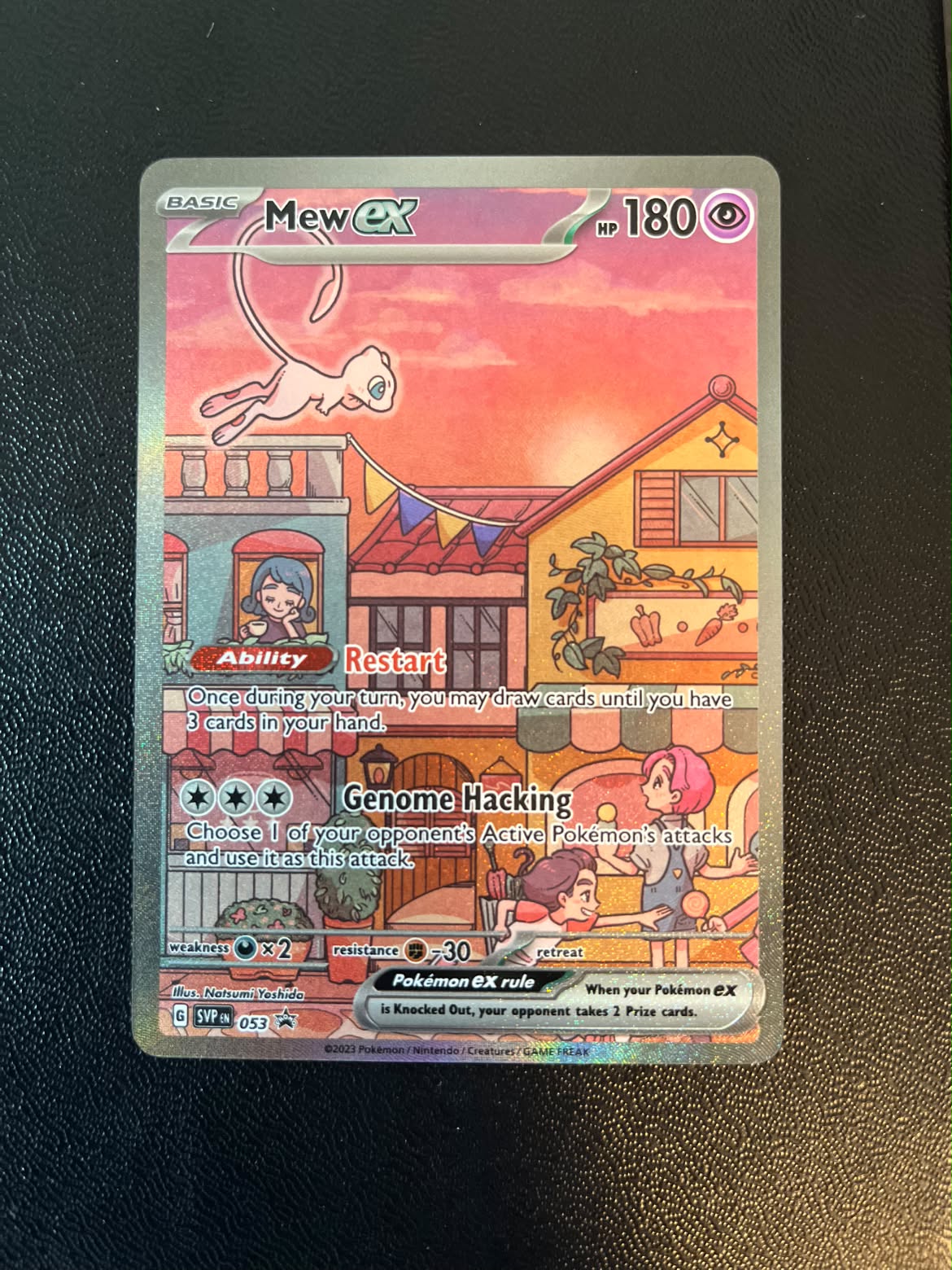 Mew ex 053 SV Black Star Promos - Near Mint (Se billeder af det konkrete kort)
