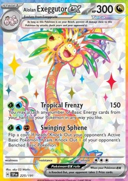 Alolan Exeggutor ex – (Surging Sparks 225/162)