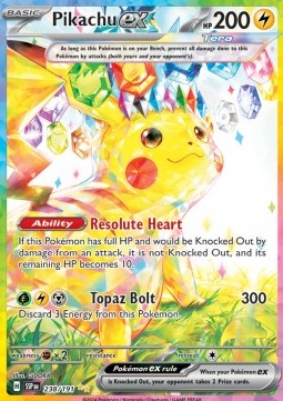 Pikachu ex 238 Surging Sparks - Special Illustration Rare - tjek billeder