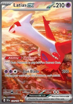 Latias ex 239 Surging Sparks - Special Illustration Rare - Tjek Billeder