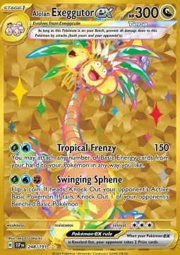 Alolan Exeggutor ex 248 Surging Sparks - Special Illustration Rare