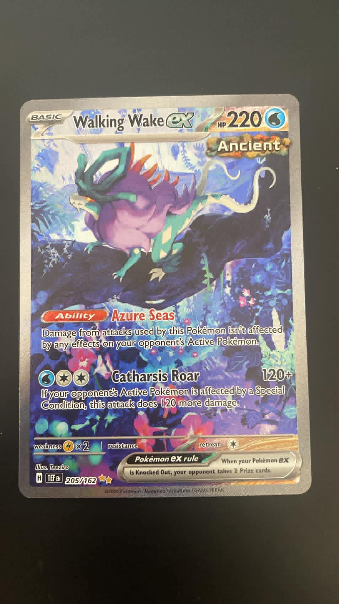 Walking Wake ex – Special Illustration Rare (TEF 205/162)