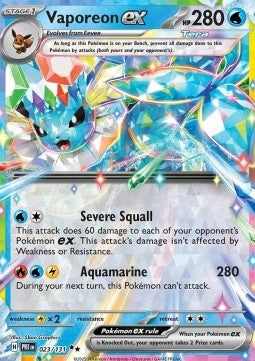 Vaporeon ex – (Prismatic Evolutions PRE 023)