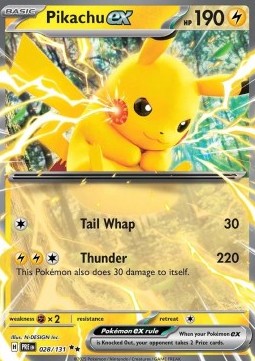 Pikachu ex – Prismatic Evolutions 028