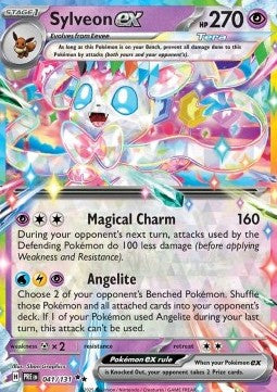 Sylveon ex 041 Prismatic Evolutions - Near Mint