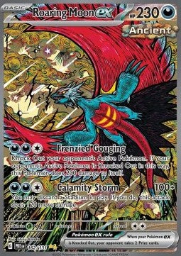Roaring Moon ex 162 Prismatic Evolutions - Near Mint (Se billeder af det konkrete kort)