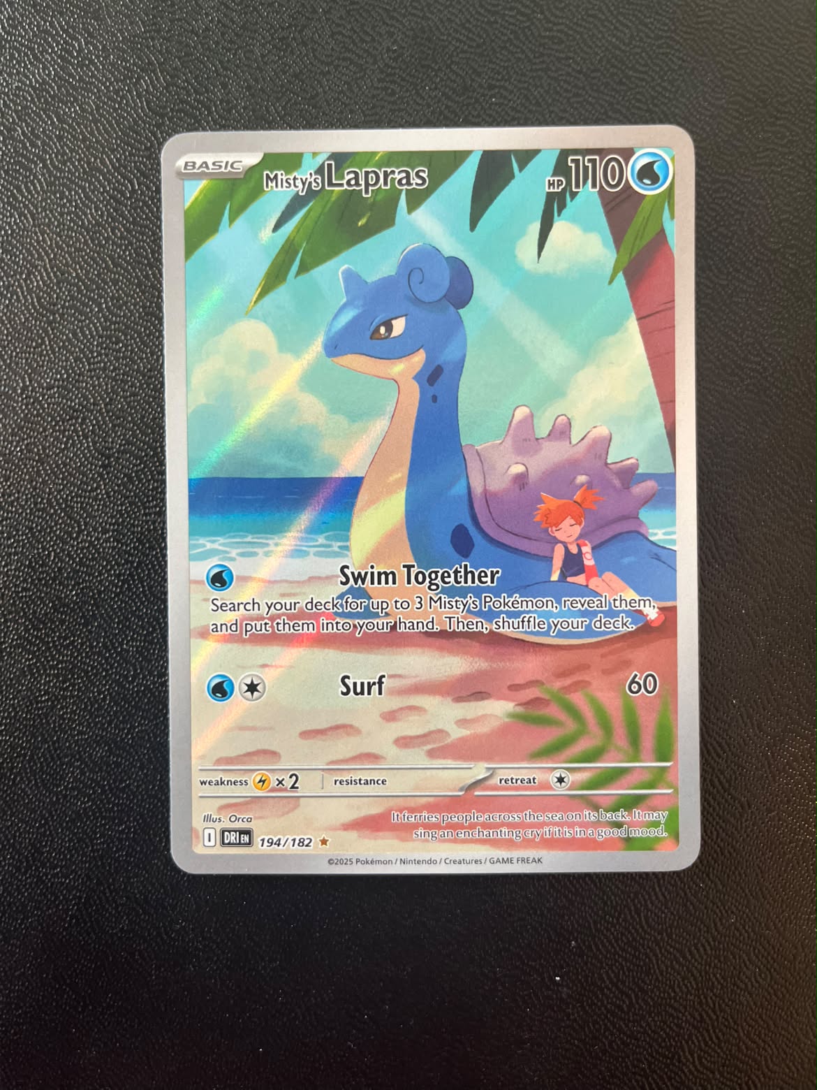 Misty's Lapras 194 Destined Rivals - Near Mint (Se billeder af det konkrete kort)