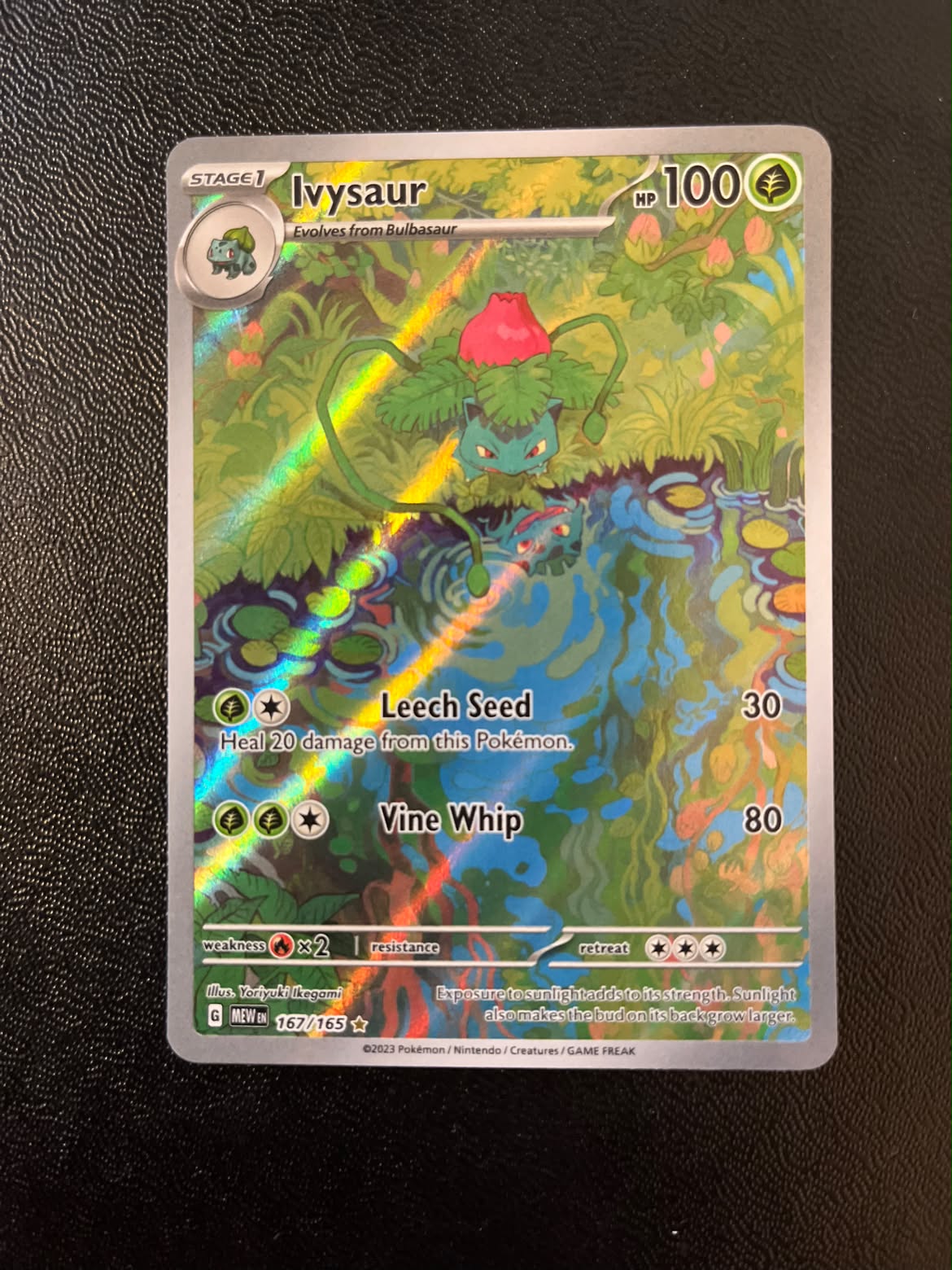 Ivysaur 167 151 - Near Mint (Se billeder af det konkrete kort)